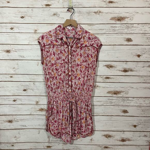 Poupette St. Barth Margo Romper - Pink Clary - Large - Picture 16 of 16